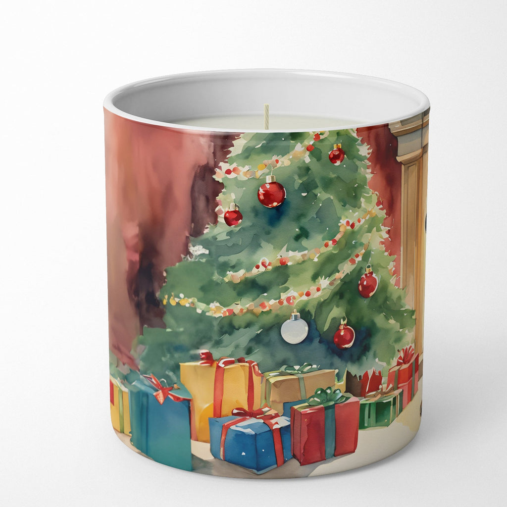 Bullmastiff Cozy Christmas Decorative Soy Candle Nature Soy Wax Essential Oil Home Decor Ideal for Bedroom Kitchen Bath Office Gift, 10 oz