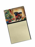 Bullmastiff Cozy Christmas Watercolor Sticky Note Holder Refillable Dispenser Desk Accessory 3x3 Pad Gift