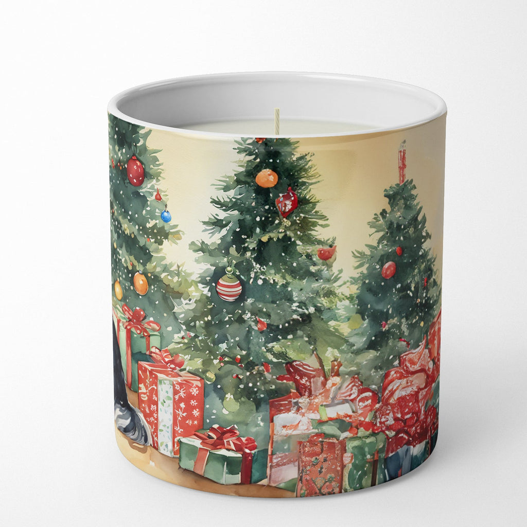Collie Cozy Christmas Decorative Soy Candle Nature Soy Wax Essential Oil Home Decor Ideal for Bedroom Kitchen Bath Office Gift, 10 oz