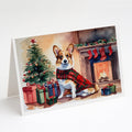 Corgi Cozy Christmas Greeting Cards Pack of 8 Blank Cards with Envelopes Whimsical A7 Size 5x7