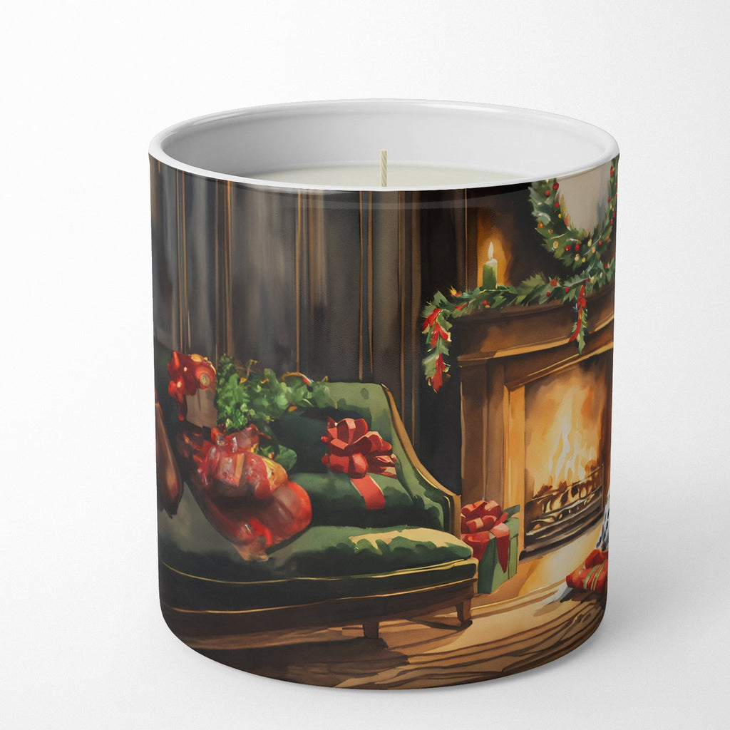 Dalmatian Cozy Christmas Decorative Soy Candle Nature Soy Wax Essential Oil Home Decor Ideal for Bedroom Kitchen Bath Office Gift, 10 oz