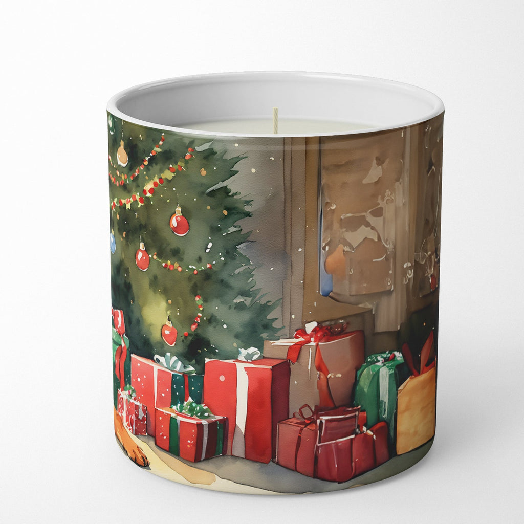 Dogue de Bordeaux Cozy Christmas Decorative Soy Candle Nature Soy Wax Essential Oil Home Decor Ideal for Bedroom Kitchen Bath Office Gift, 10 oz