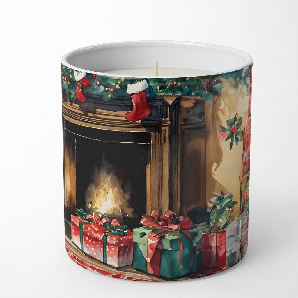 English Springer Spaniel Cozy Christmas Decorative Soy Candle Nature Soy Wax Essential Oil Home Decor Ideal for Bedroom Kitchen Bath Office Gift, 10 oz