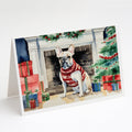 French Bulldog Cozy Christmas Greeting Cards Pack of 8 Blank Cards with Envelopes Whimsical A7 Size 5x7