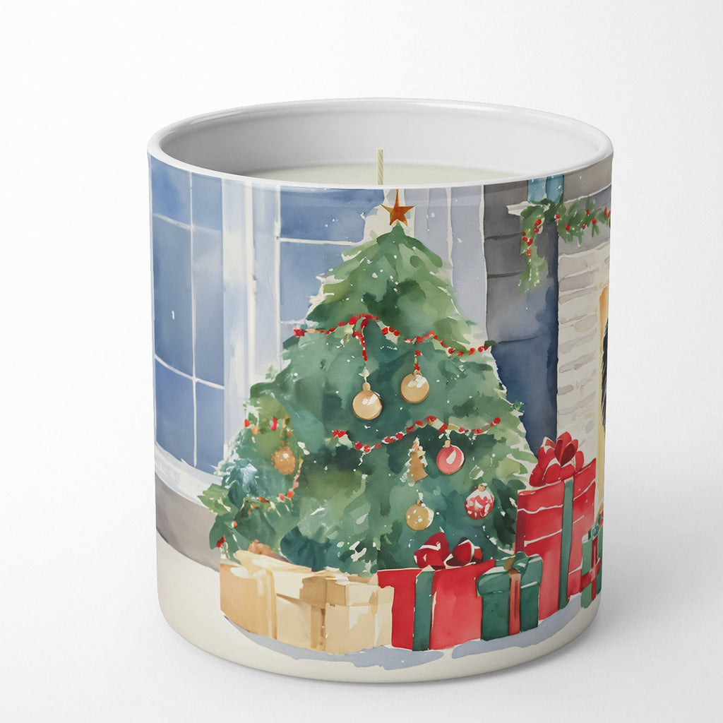 German Spitz Cozy Christmas Decorative Soy Candle Nature Soy Wax Essential Oil Home Decor Ideal for Bedroom Kitchen Bath Office Gift, 10 oz