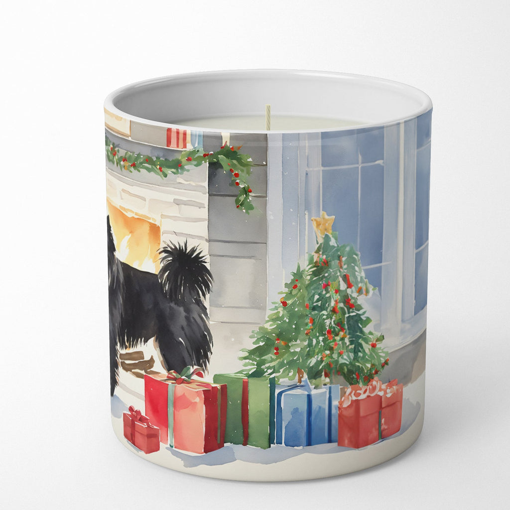 German Spitz Cozy Christmas Decorative Soy Candle Nature Soy Wax Essential Oil Home Decor Ideal for Bedroom Kitchen Bath Office Gift, 10 oz
