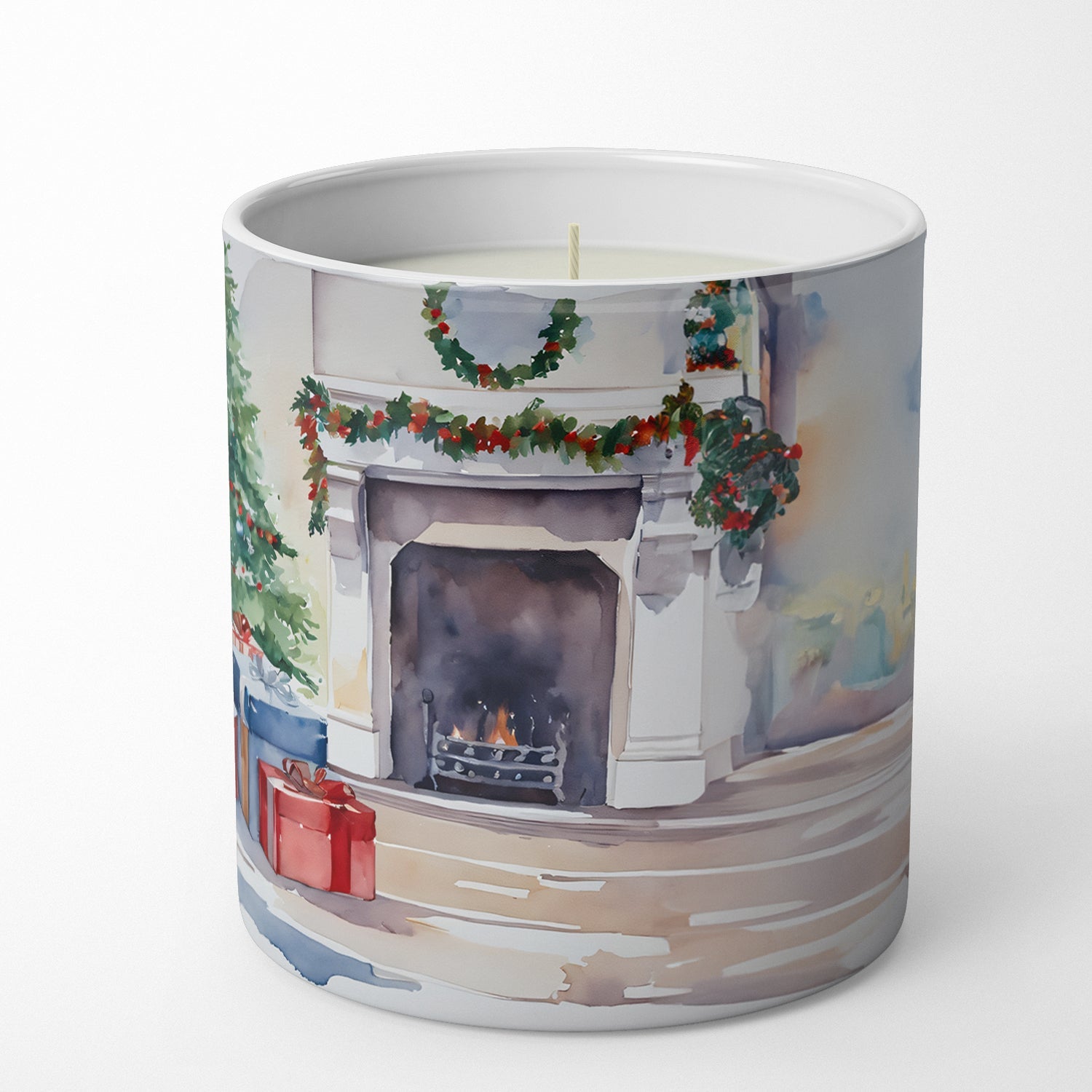 Irish Setter Cozy Christmas Decorative Soy Candle Nature Soy Wax Essential Oil Home Decor Ideal for Bedroom Kitchen Bath Office Gift, 10 oz