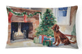 Irish Setter Cozy Christmas Decorative Throw Pillow 12x16 Indoor Outdoor Accent Cushion, Fabric Cover with Insert for Sofa, Bed, Porch & Living Room