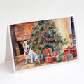 Jack Russell Terrier Cozy Christmas Greeting Cards Pack of 8 Blank Cards with Envelopes Whimsical A7 Size 5x7