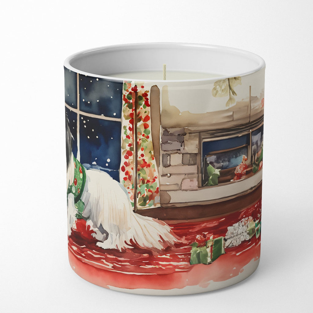 Japanese Chin Cozy Christmas Decorative Soy Candle Nature Soy Wax Essential Oil Home Decor Ideal for Bedroom Kitchen Bath Office Gift, 10 oz