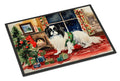 Japanese Chin Cozy Christmas Doormat Indoor Outdoor 24H X 36W Front Door Mat Rugs for Entryway, Non Slip Washable Low Pile,