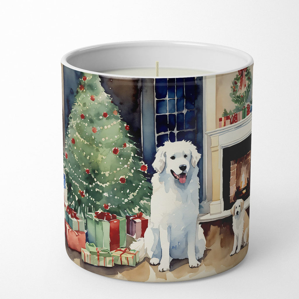 Kuvasz Cozy Christmas Decorative Soy Candle Nature Soy Wax Essential Oil Home Decor Ideal for Bedroom Kitchen Bath Office Gift, 10 oz