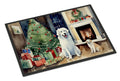 Kuvasz Cozy Christmas Doormat Indoor Outdoor 24H X 36W Front Door Mat Rugs for Entryway, Non Slip Washable Low Pile,