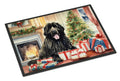 Newfoundland Cozy Christmas Doormat Indoor Outdoor 24H X 36W Front Door Mat Rugs for Entryway, Non Slip Washable Low Pile,