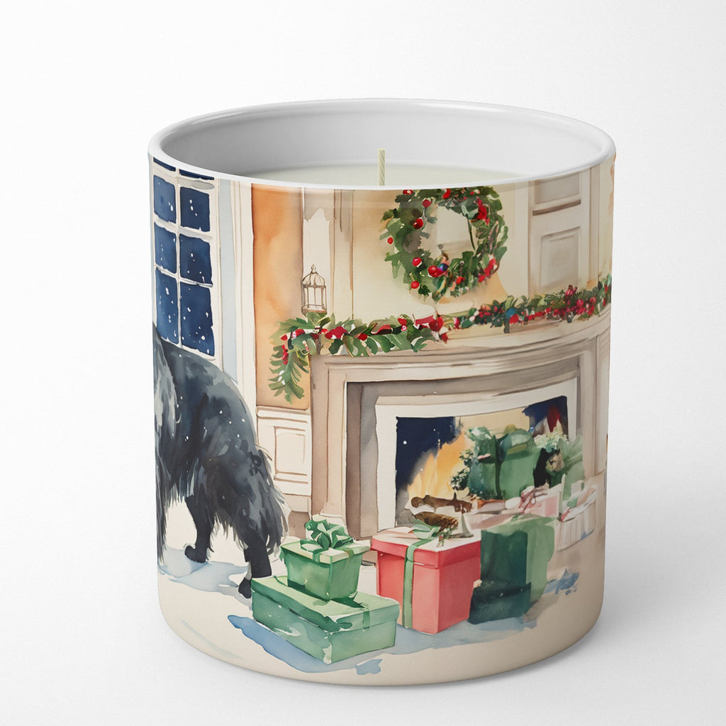 Newfoundland Cozy Christmas Decorative Soy Candle Nature Soy Wax Essential Oil Home Decor Ideal for Bedroom Kitchen Bath Office Gift, 10 oz