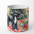 Portuguese Water Dog Cozy Christmas Decorative Soy Candle Nature Soy Wax Essential Oil Home Decor Ideal for Bedroom Kitchen Bath Office Gift, 10 oz