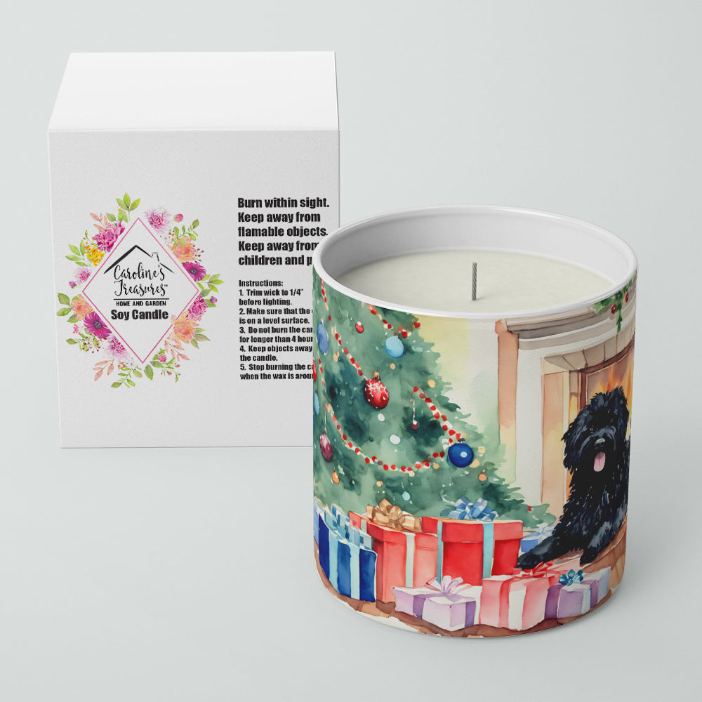 Puli Cozy Christmas Decorative Soy Candle Nature Soy Wax Essential Oil Home Decor Ideal for Bedroom Kitchen Bath Office Gift, 10 oz