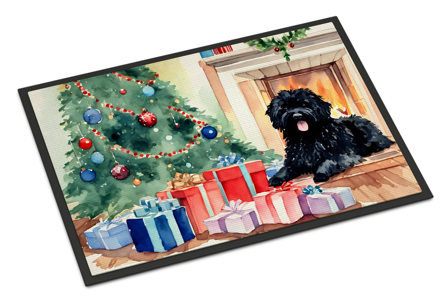 Puli Cozy Christmas Doormat Indoor Outdoor 24H X 36W Front Door Mat Rugs for Entryway, Non Slip Washable Low Pile,