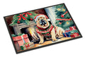 Shar Pei Cozy Christmas Doormat Indoor Outdoor 18H X 27W Front Door Mat Rugs for Entryway, Non Slip Washable