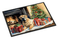Shar Pei Cozy Christmas Doormat Indoor Outdoor 18H X 27W Front Door Mat Rugs for Entryway, Non Slip Washable