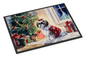 Shih Tzu Cozy Christmas Doormat Indoor Outdoor 24H X 36W Front Door Mat Rugs for Entryway, Non Slip Washable Low Pile,
