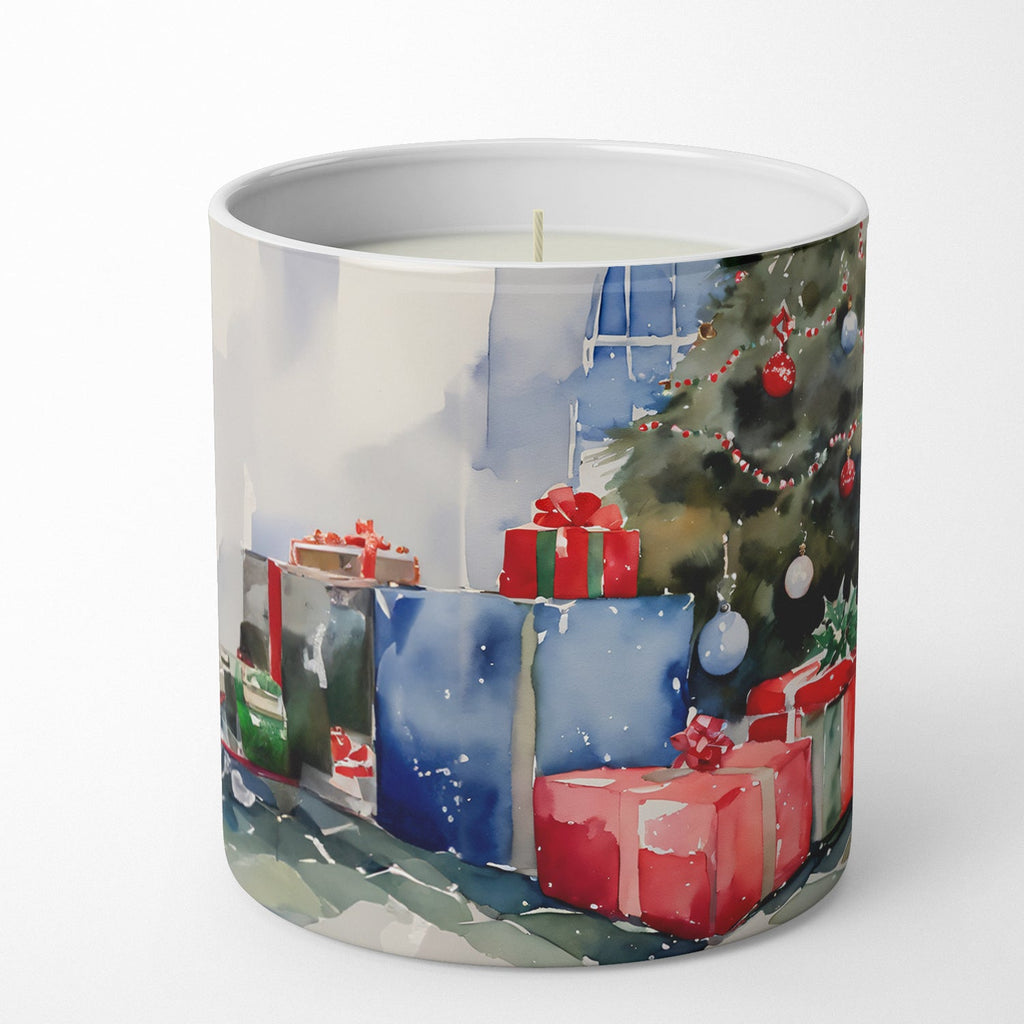 Westie Cozy Christmas Decorative Soy Candle Nature Soy Wax Essential Oil Home Decor Ideal for Bedroom Kitchen Bath Office Gift, 10 oz