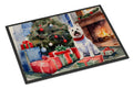 Westie Cozy Christmas Doormat Indoor Outdoor 18H X 27W Front Door Mat Rugs for Entryway, Non Slip Washable
