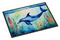 Dolphin Doormat Indoor Outdoor 18H X 27W Front Door Mat Rugs for Entryway, Non Slip Washable
