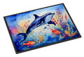 Dolphin Doormat Indoor Outdoor 18H X 27W Front Door Mat Rugs for Entryway, Non Slip Washable