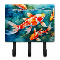 Koi Fish Leash or Key Holder Wall Hooks, Coat Rack Wall Mount, for Hanging Keys, Towels, Aprons, Leashes