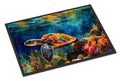 Loggerhead Sea Turtle Doormat Indoor Outdoor 24H X 36W Front Door Mat Rugs for Entryway, Non Slip Washable Low Pile,