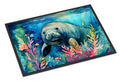 Manatee Doormat Indoor Outdoor 18H X 27W Front Door Mat Rugs for Entryway, Non Slip Washable