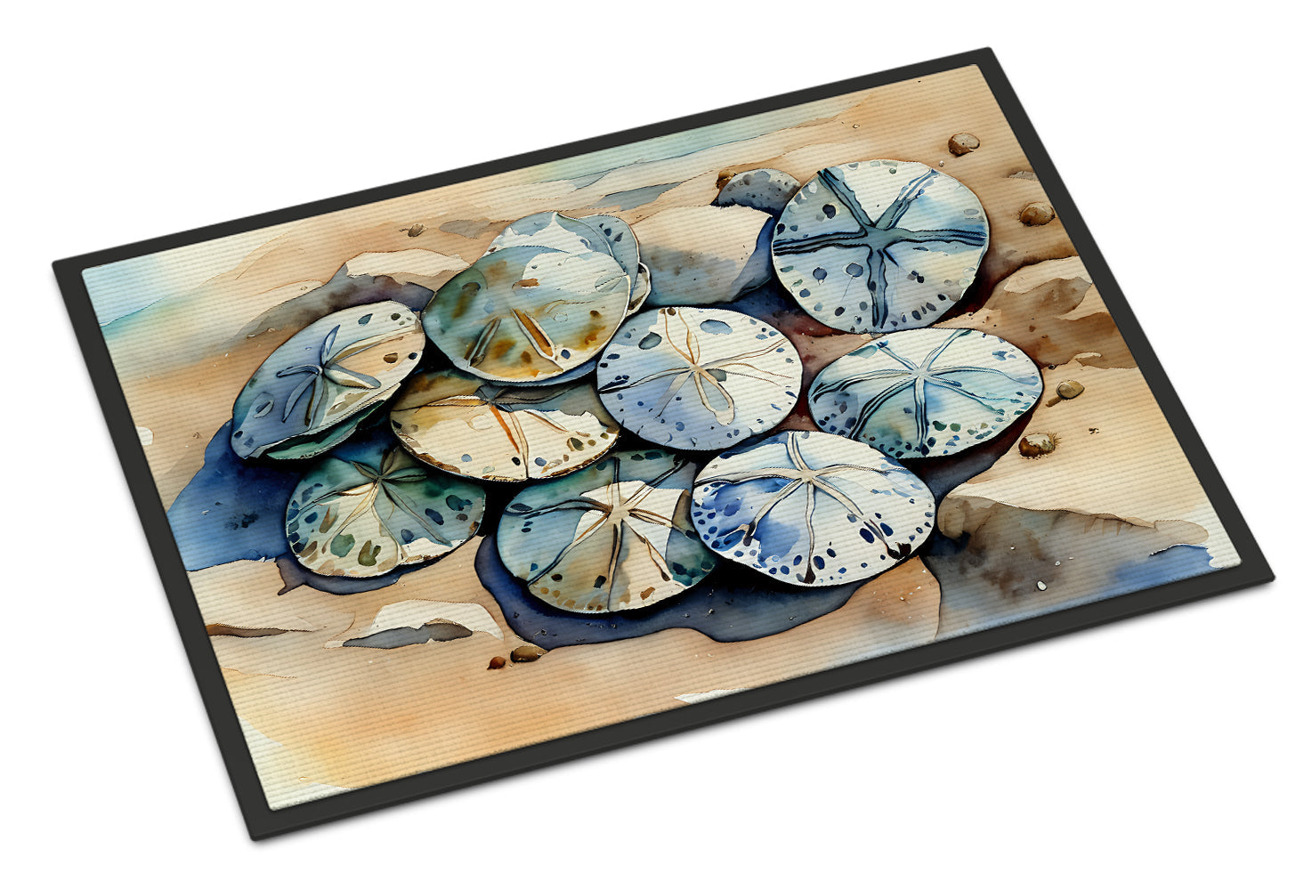 Sand Dollars Doormat Indoor Outdoor 24H X 36W Front Door Mat Rugs for Entryway, Non Slip Washable Low Pile,