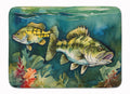 Smallmouth Bass Memory Foam Kitchen Mat Machine Washable Anti-Fatigue Cushion Comfort Bath or Kitchen Rug