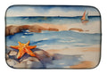 Starfish Dish Drying Mat Absorbent Dish Drying Mat Pad for Kitchen Counter Dish Drainer Mat for Countertop, 14 x 21", Multicolor
