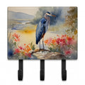 Blue Heron Leash or Key Holder Wall Hooks, Coat Rack Wall Mount, for Hanging Keys, Towels, Aprons, Leashes