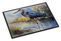 Blue Heron Doormat Indoor Outdoor 24H X 36W Front Door Mat Rugs for Entryway, Non Slip Washable Low Pile,