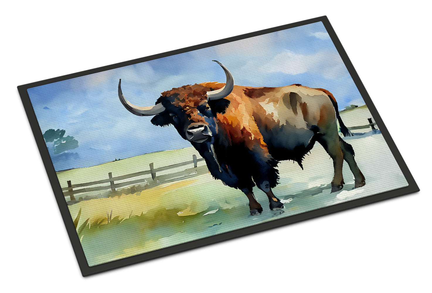 American Bison Doormat Indoor Outdoor 18H X 27W Front Door Mat Rugs for Entryway, Non Slip Washable