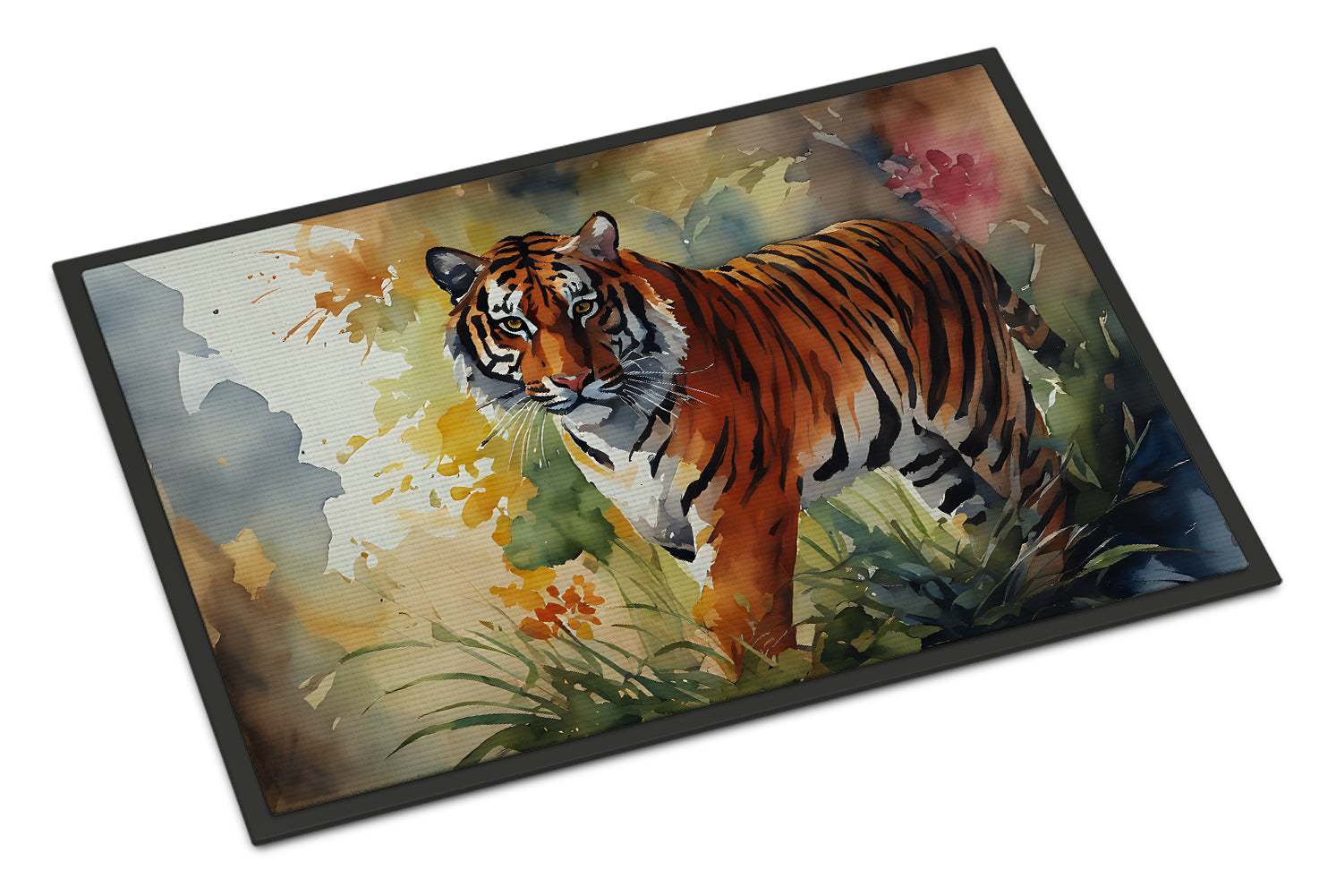 Bengal Tiger Doormat Indoor Outdoor 24H X 36W Front Door Mat Rugs for Entryway, Non Slip Washable Low Pile,