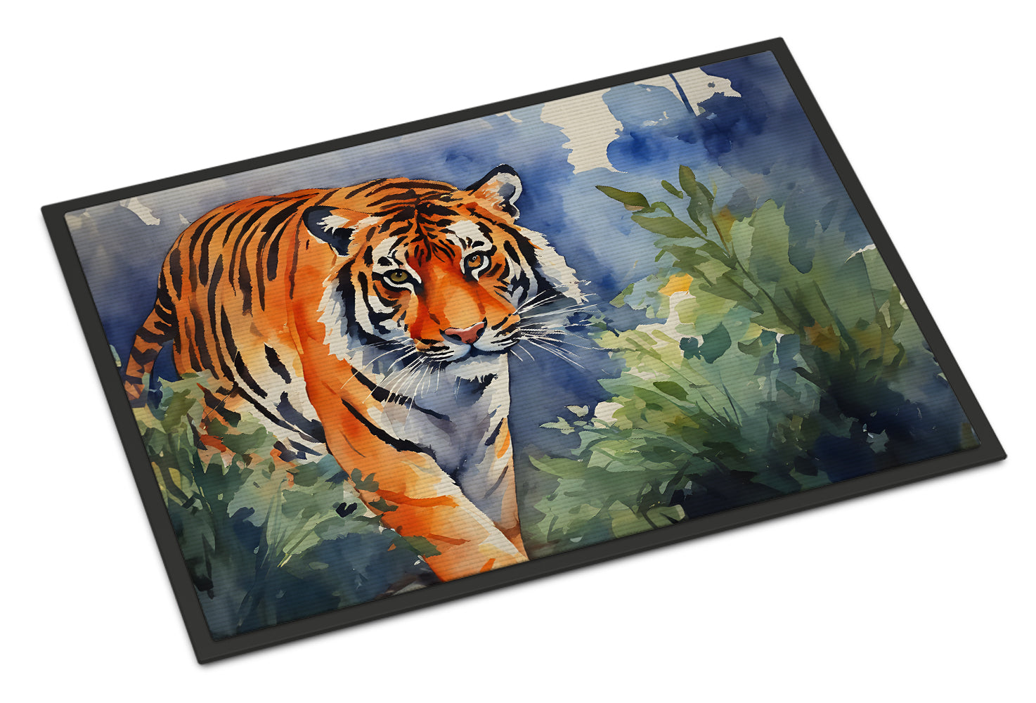 Bengal Tiger Doormat Indoor Outdoor 18H X 27W Front Door Mat Rugs for Entryway, Non Slip Washable