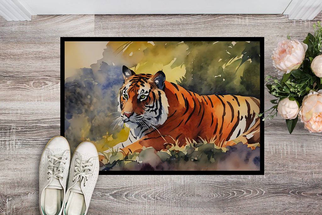 Bengal Tiger Doormat Indoor Outdoor 24H X 36W Front Door Mat Rugs for Entryway, Non Slip Washable Low Pile,