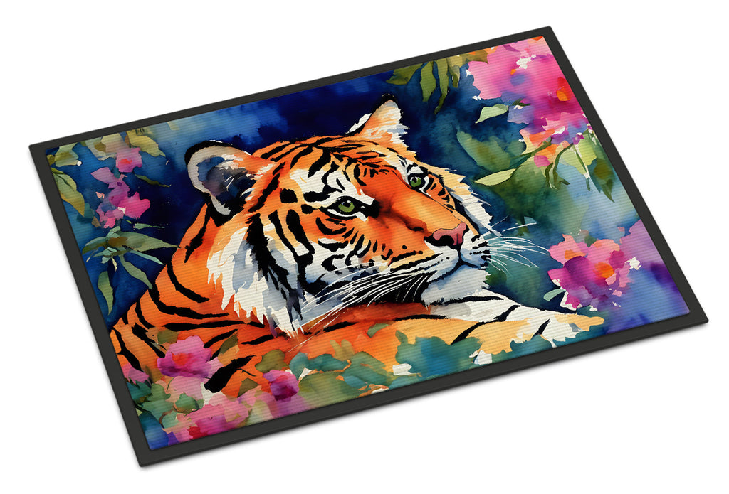 Bengal Tiger Doormat Indoor Outdoor 18H X 27W Front Door Mat Rugs for Entryway, Non Slip Washable