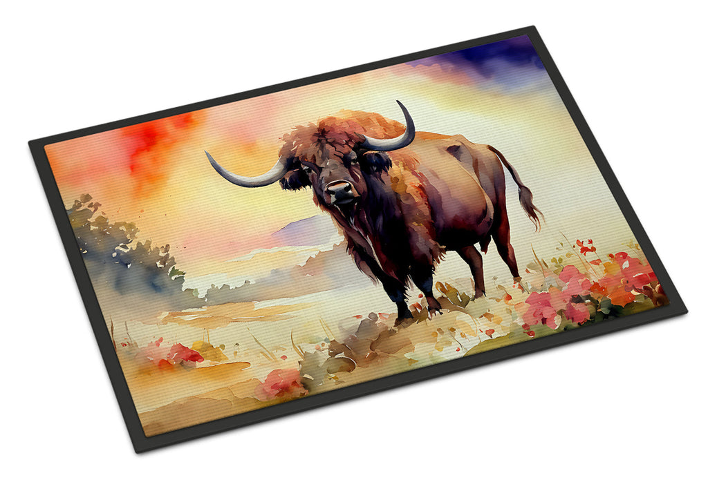 Buffalo Doormat Indoor Outdoor 18H X 27W Front Door Mat Rugs for Entryway, Non Slip Washable