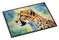 Cheetah Doormat Indoor Outdoor 24H X 36W Front Door Mat Rugs for Entryway, Non Slip Washable Low Pile,