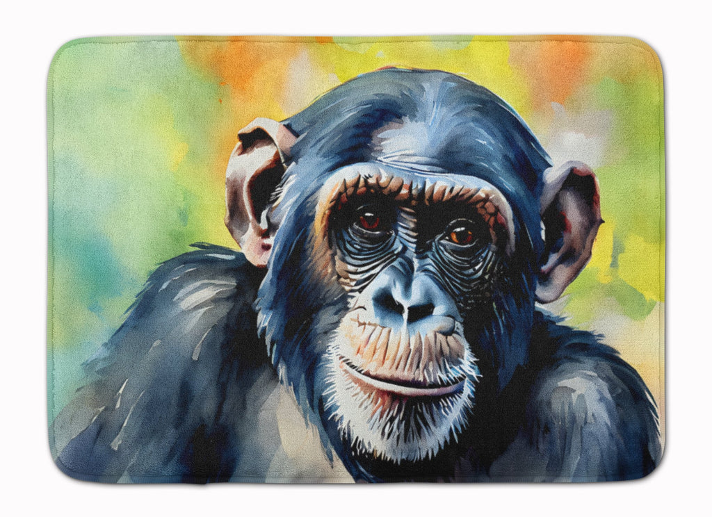 Chimpanzee Memory Foam Kitchen Mat Machine Washable Anti-Fatigue Cushion Comfort Bath or Kitchen Rug