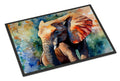 Elephant Doormat Indoor Outdoor 18H X 27W Front Door Mat Rugs for Entryway, Non Slip Washable
