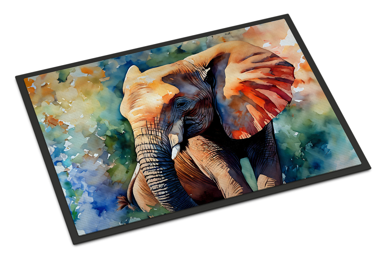 Elephant Doormat Indoor Outdoor 18H X 27W Front Door Mat Rugs for Entryway, Non Slip Washable