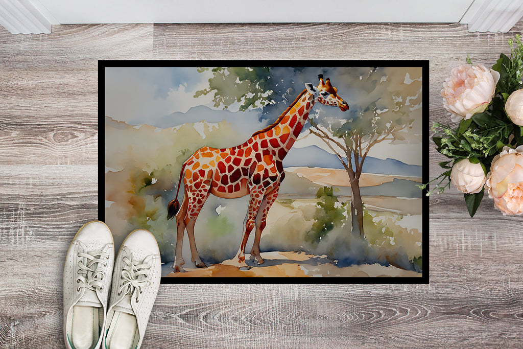 Giraffe Doormat Indoor Outdoor 18H X 27W Front Door Mat Rugs for Entryway, Non Slip Washable