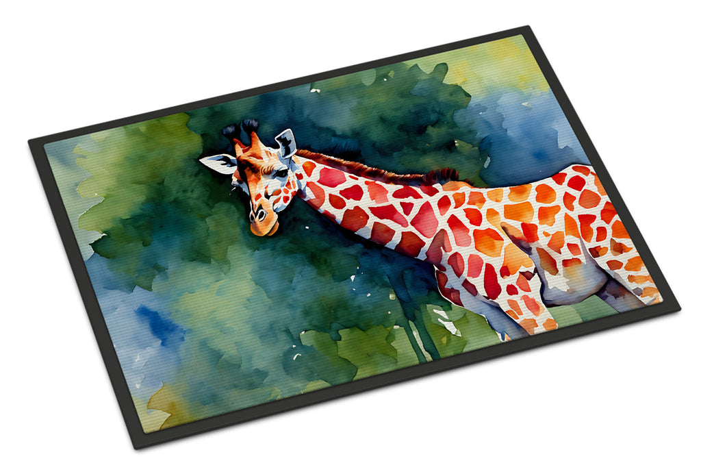Giraffe Doormat Indoor Outdoor 24H X 36W Front Door Mat Rugs for Entryway, Non Slip Washable Low Pile,
