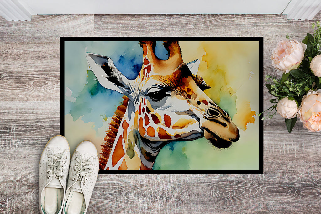 Giraffe Doormat Indoor Outdoor 18H X 27W Front Door Mat Rugs for Entryway, Non Slip Washable